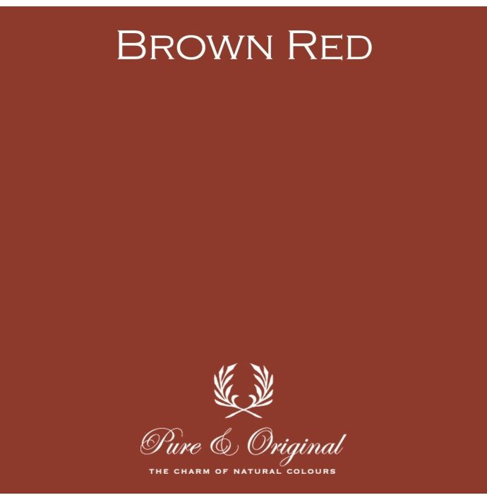 Traditional Paint High Gloss Brown Red