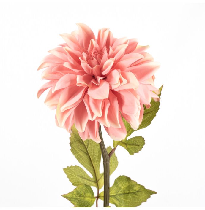 Kunstbloem dahlia 75cm zachtroze