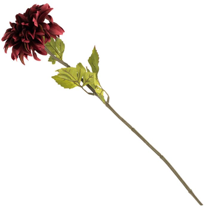 Kunstbloem dahlia 75cm fuchsia