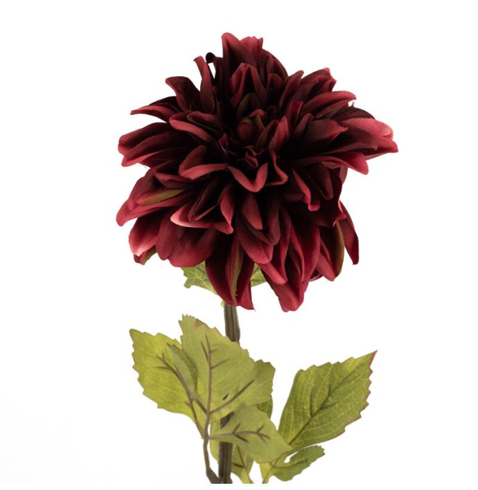 Kunstbloem dahlia 75cm fuchsia