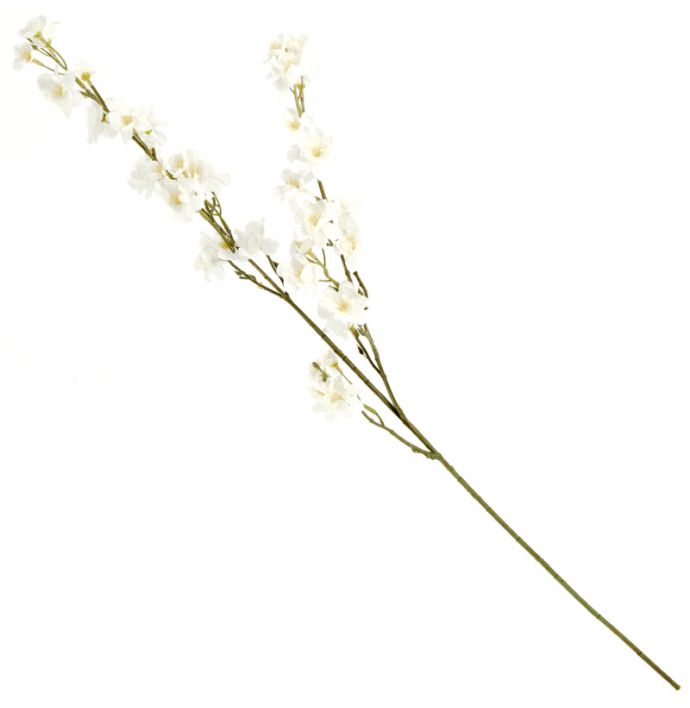 Kunsttak kersenbloesem 87cm off-white