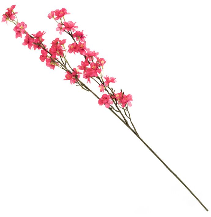 Kunsttak kersenbloesem 87cm rood