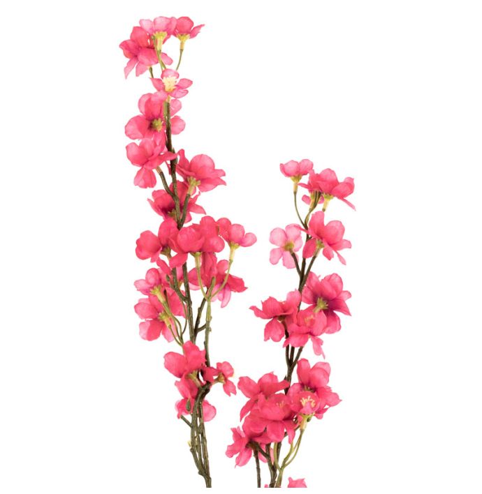 Kunsttak kersenbloesem 87cm rood