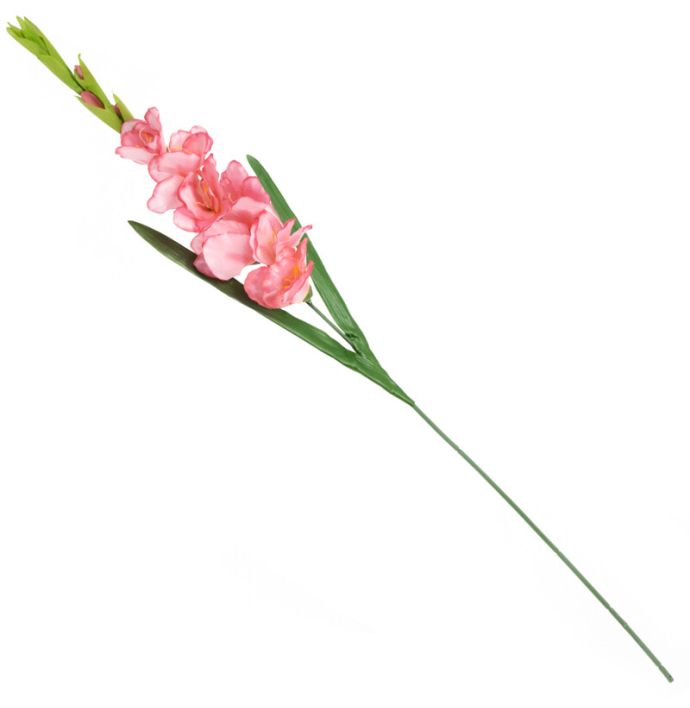 Kunstbloem gladiool fuchsia