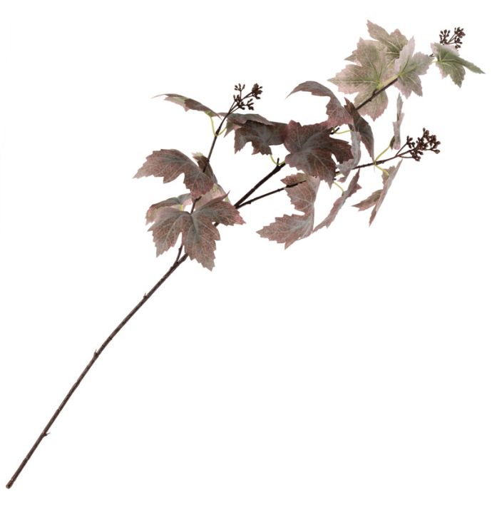 Kunsttak bladeren burgundy