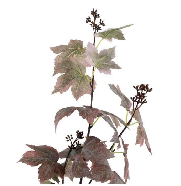 Kunsttak bladeren burgundy