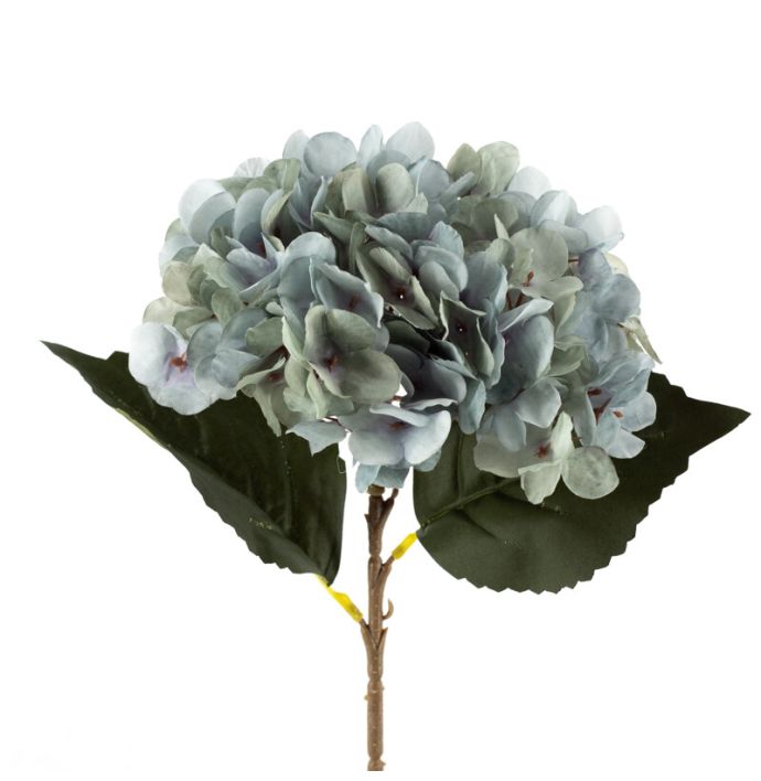 Kunstbloem hortensia blauw