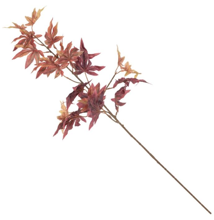 Kunsttak esdoorn 79cm burgundy