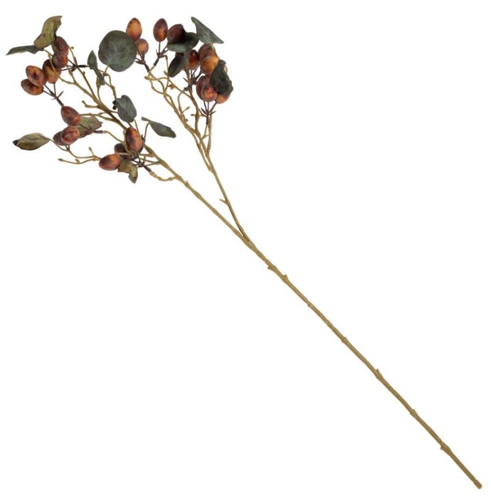 Kunsttak berfruit 86cm bruin