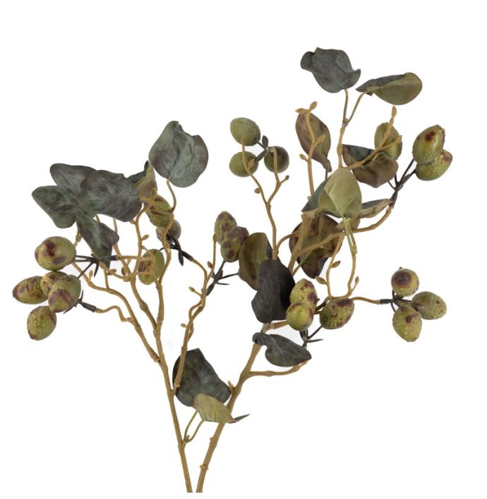 Kunsttak berfruit 86cm groen