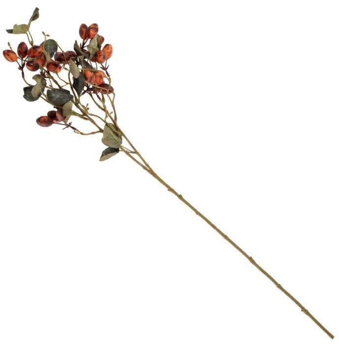 Kunsttak berfruit 86cm oranje