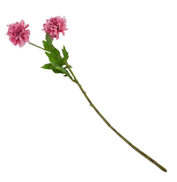 Kunstbloem chrysant lila