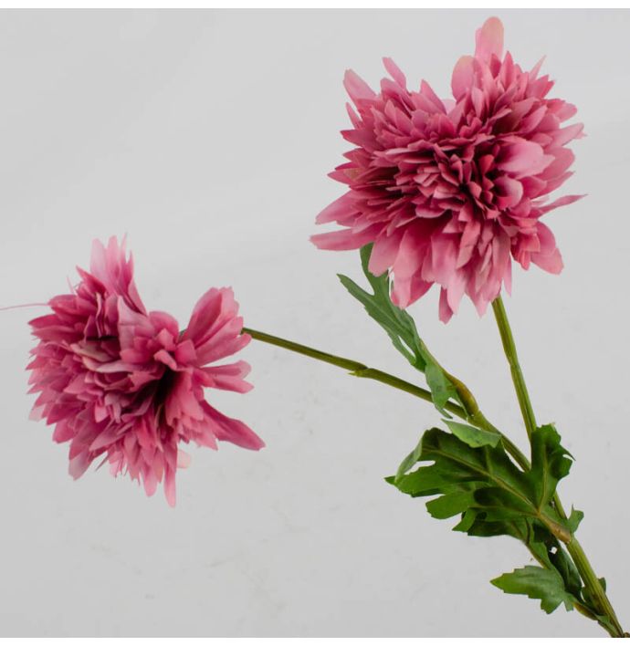 Kunstbloem chrysant lila