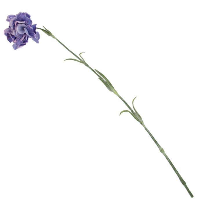 Kunstbloem anjer paars