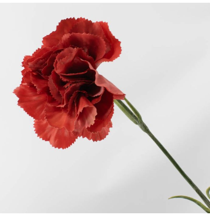 Kunstbloem anjer rood