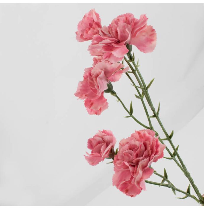 Kunstbloem anjer roze