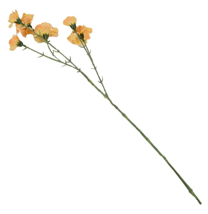 Kunstbloem anjer geel