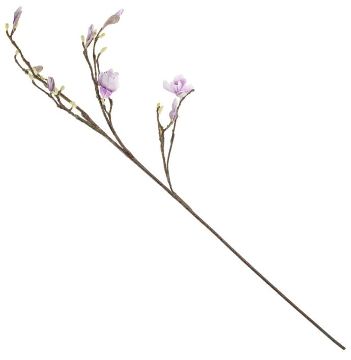 Kunsttak magnolia 123cm paars