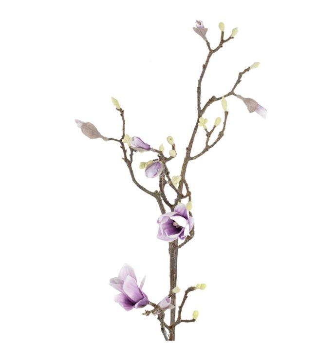 Kunsttak magnolia 123cm paars