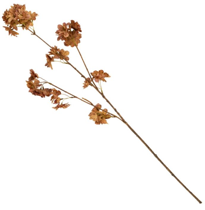 Kunsttak kersenbloesem 86cm bruin