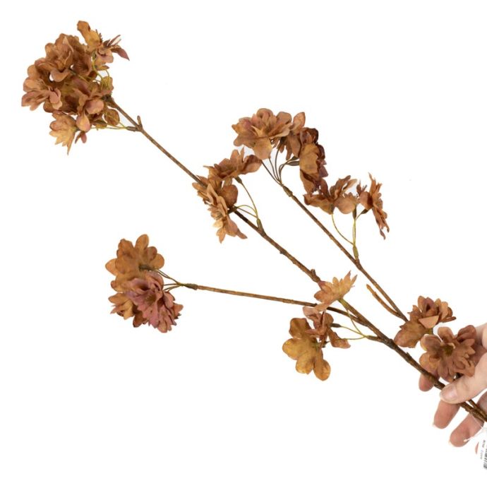 Kunsttak kersenbloesem 86cm bruin