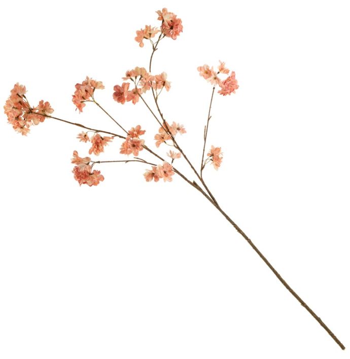 Kunsttak kersenbloesem 114cm roze