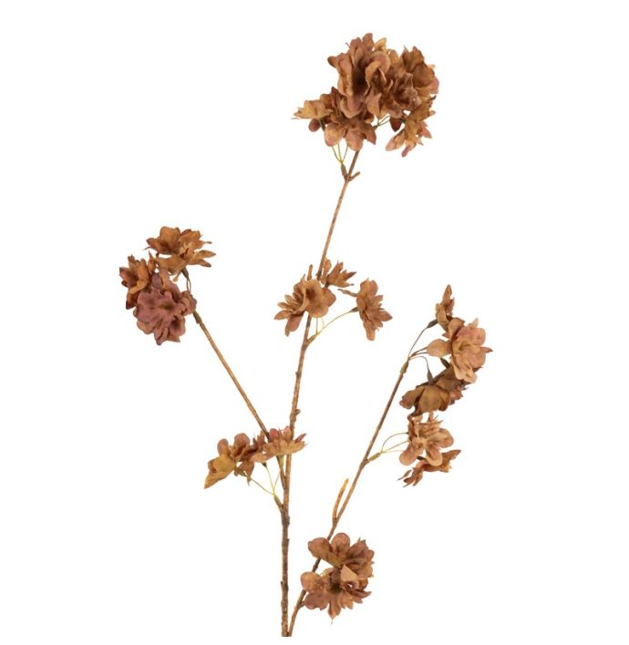 Kunsttak kersenbloesem 114cm bruin