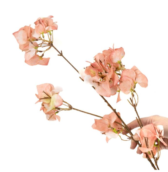 Kunsttak bougainvillea 86cm roze