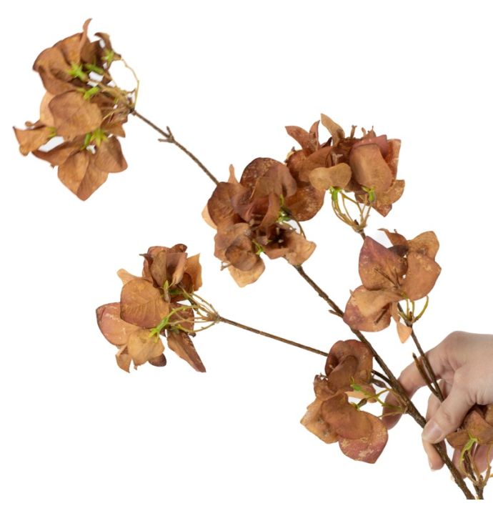 Kunsttak bougainvillea 86cm bruin