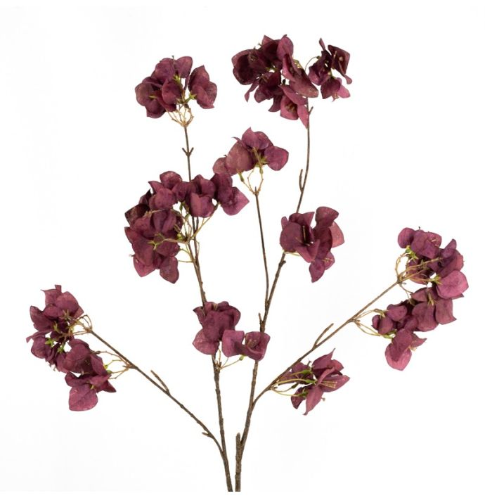 Kunsttak bougainvillea 112cm paars