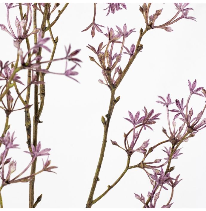 Kunsttak lente-uit 75cm roze