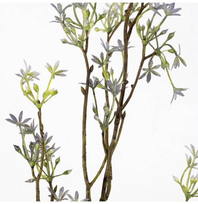 Kunsttak lente-uit 75cm blauw