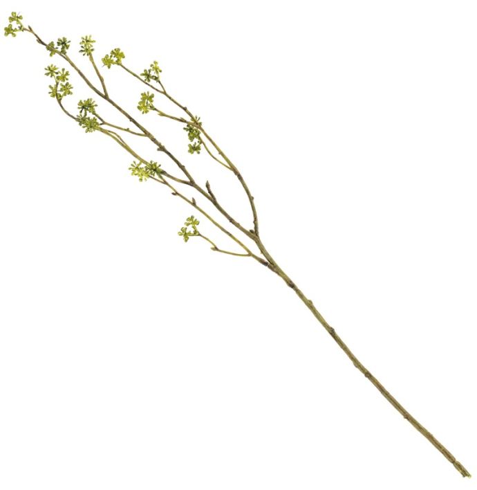 Kunsttak rijstbloem 56cm groen