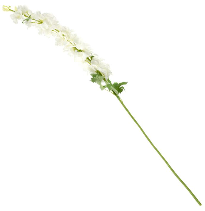 Kunstbloem ridderspoor wit