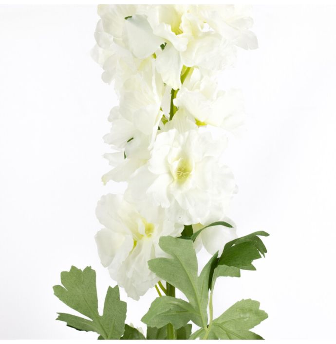 Kunstbloem ridderspoor wit