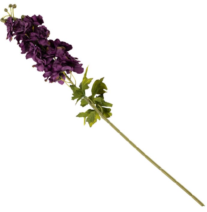 Kunstbloem ridderspoor paars