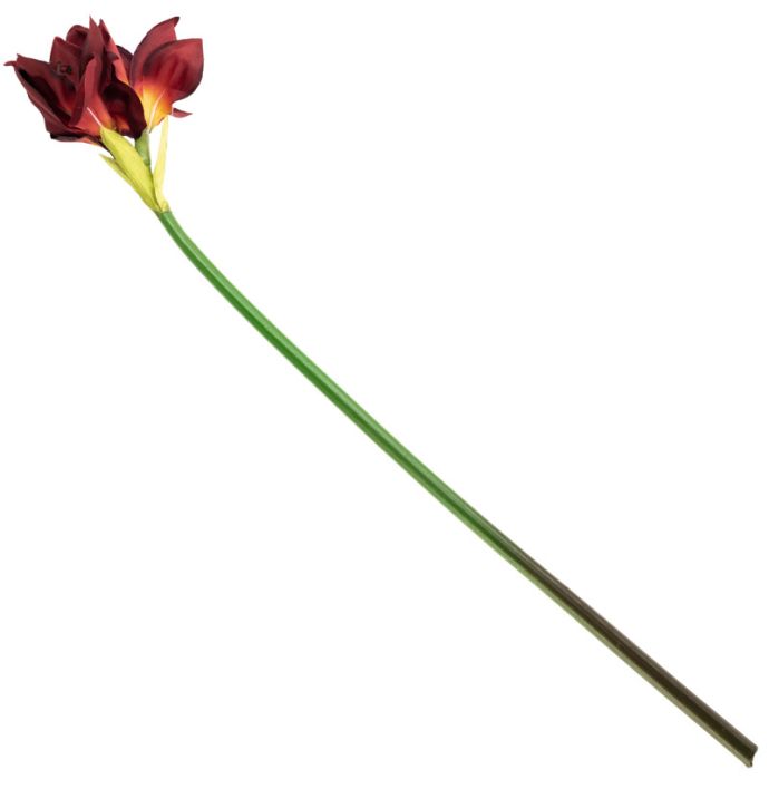 Kunstbloem amaryllis rood