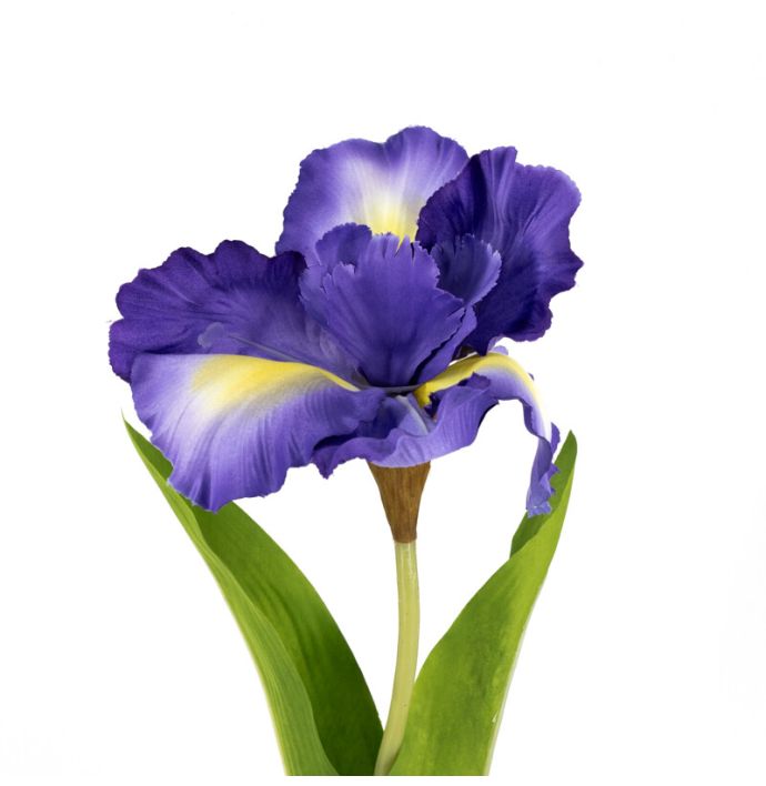 Kunstbloem iris paars