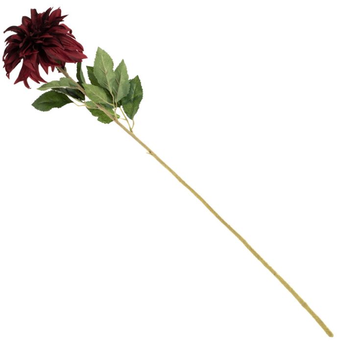 Kunstbloem dahlia rood