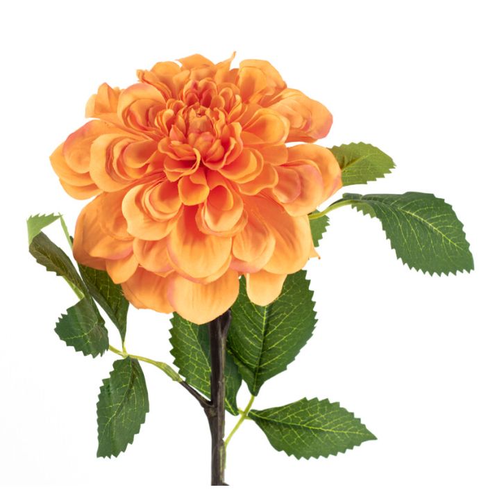 Kunstbloem dahlia sandstone