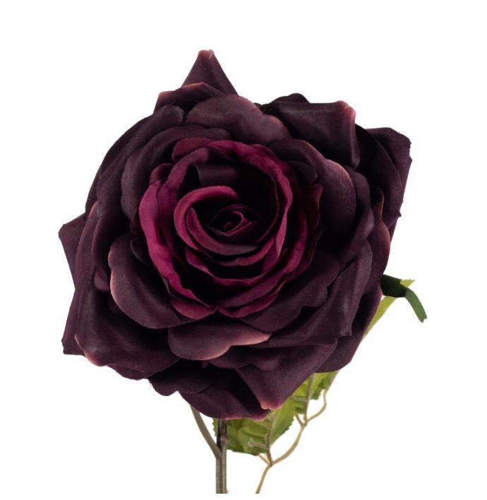 Kunstbloem roos paars