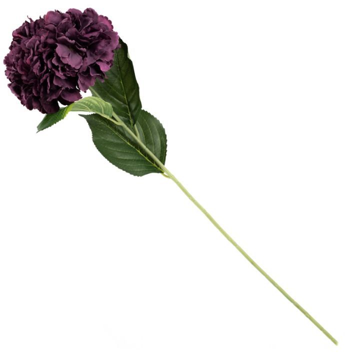 Kunstbloem hortensia paars