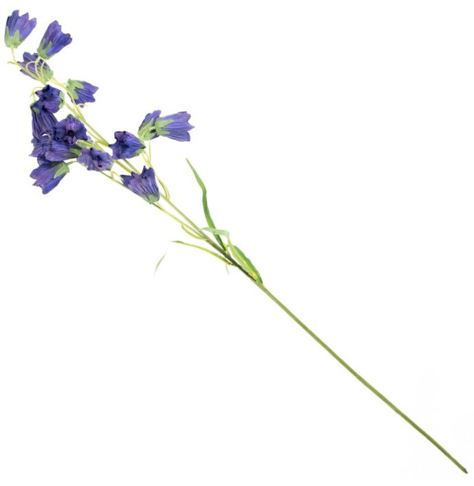 Kunstbloem Campanula 77cm blauw
