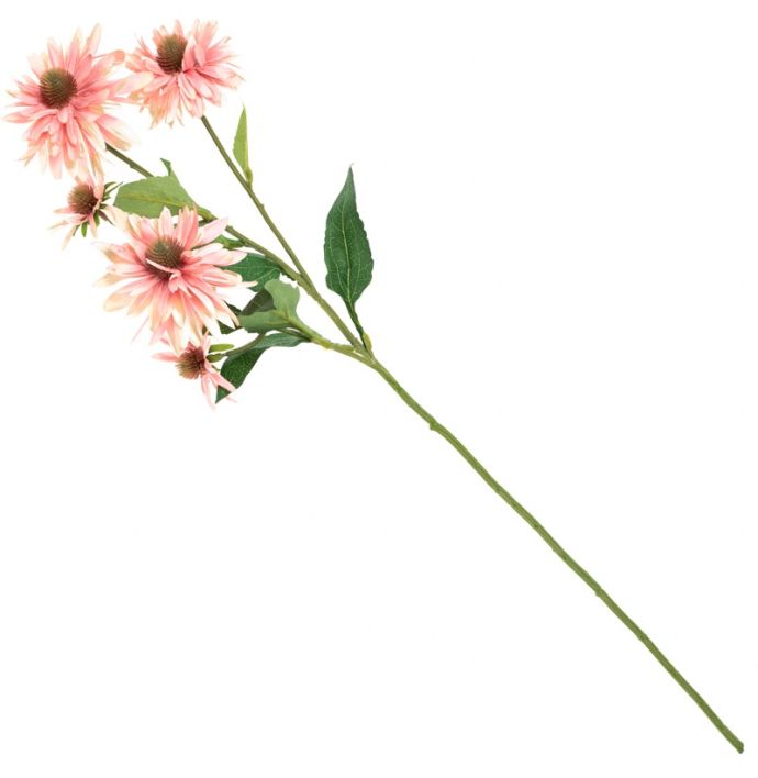 Kunstbloem chrysant 73cm roze