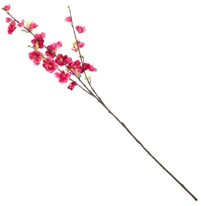 Kunsttak kersenbloesem 115cm fuchsia