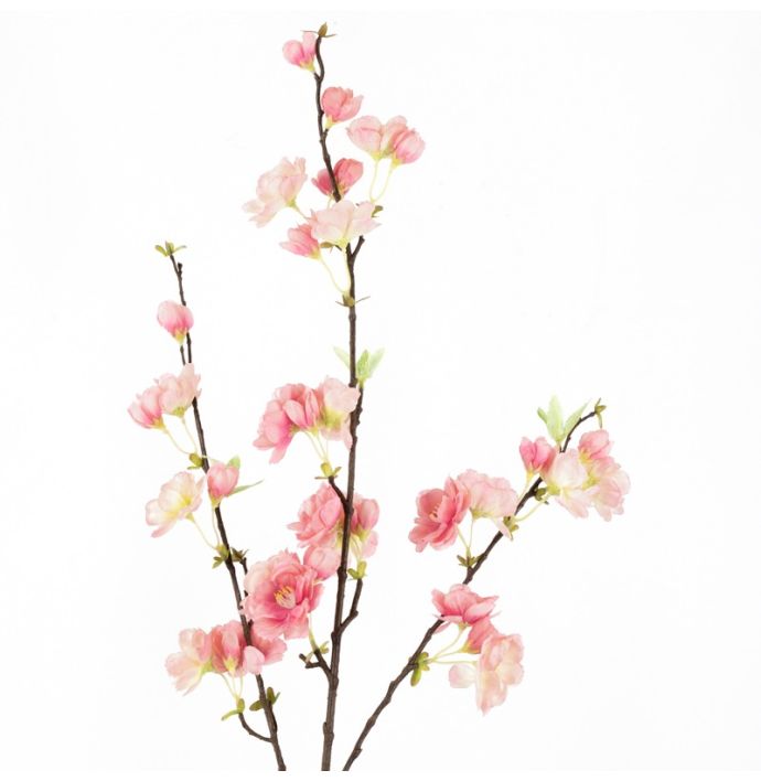 Kunsttak kersenbloesem 115cm roze