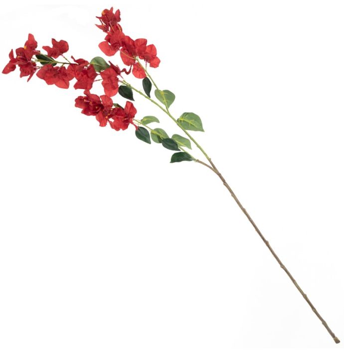 Kunsttak Bougainville 105cm rood