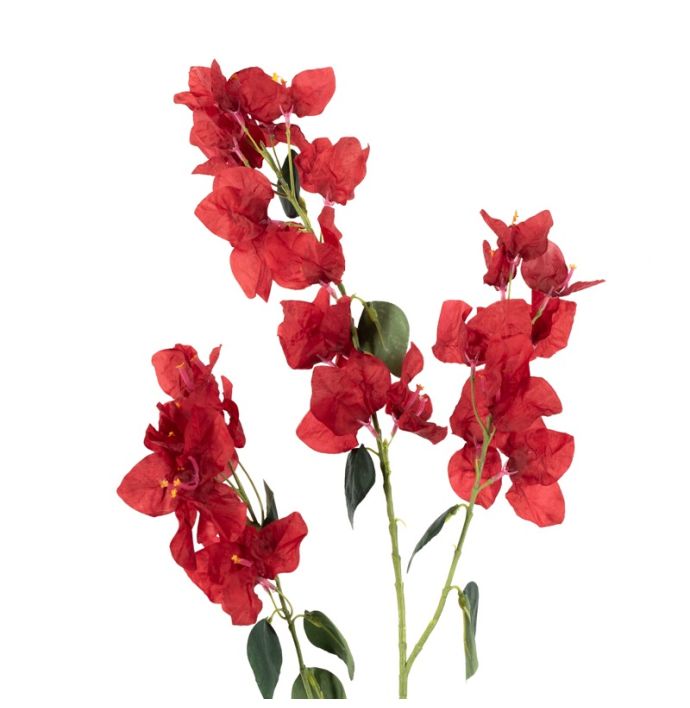 Kunsttak Bougainville 105cm rood
