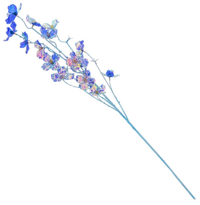Kunstbloem holo blauw