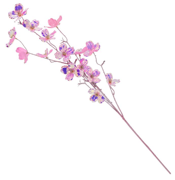 Kunstbloem holo roze